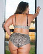 The Longline Bralette Leopard