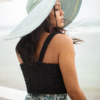 Marigold Hand-Embroidered Bustier Top