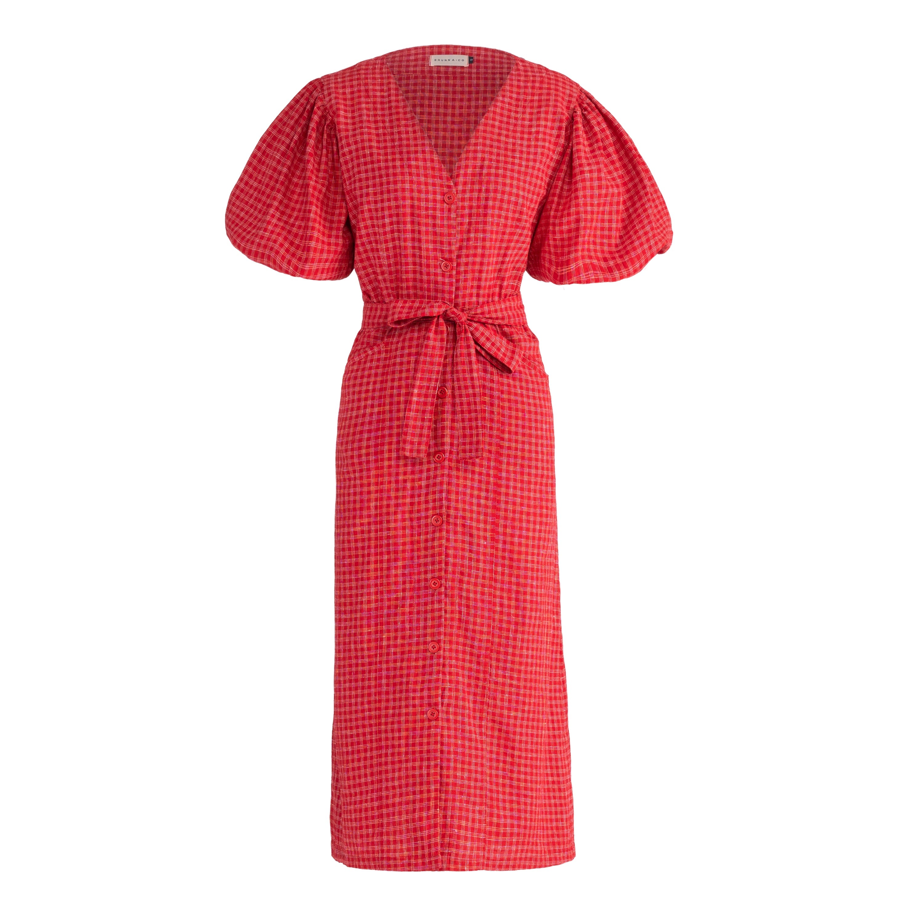 The Meghan Gingham Midi Dress