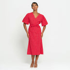 The Meghan Gingham Midi Dress