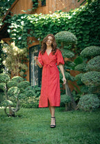 The Meghan Gingham Midi Dress