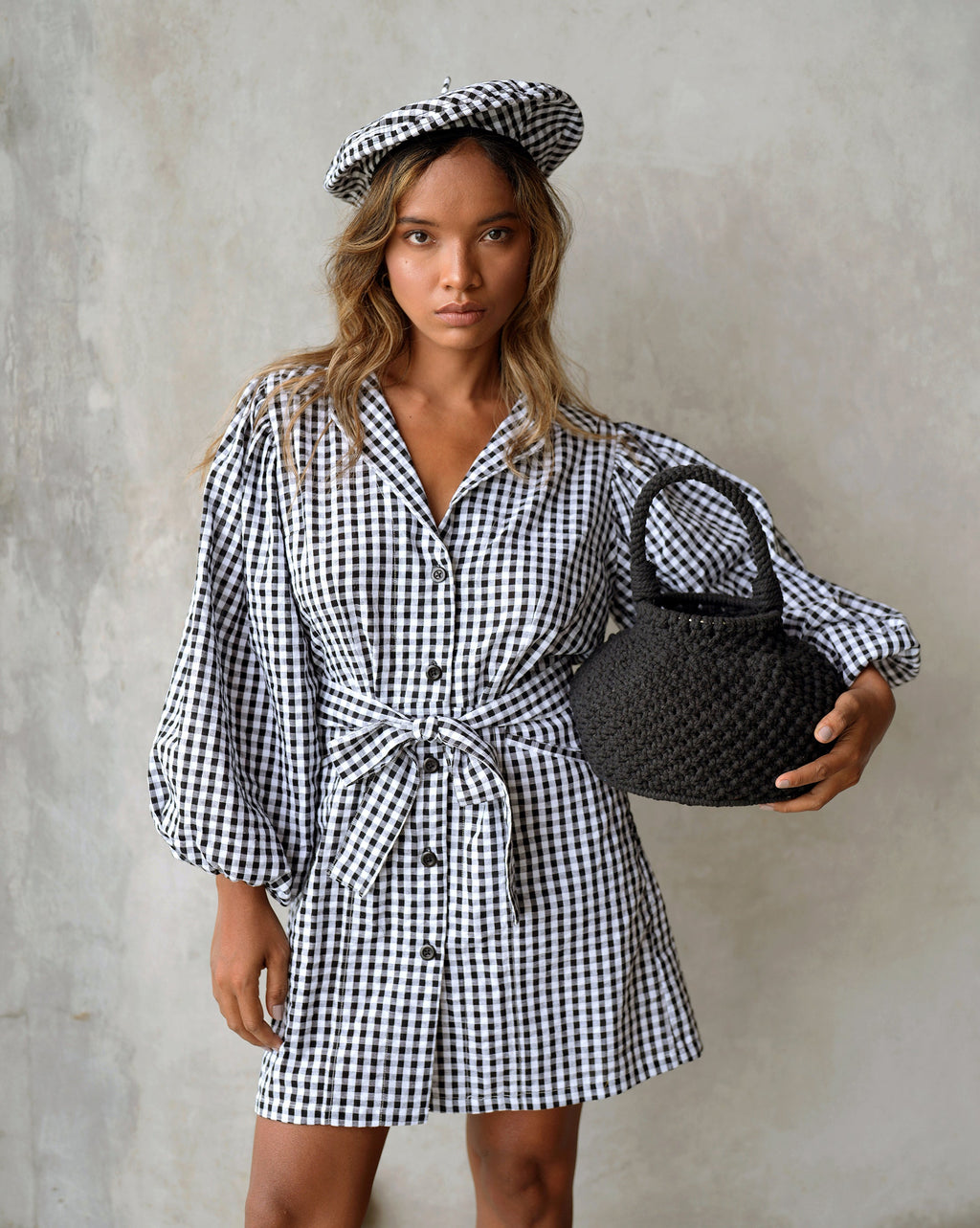 The Meghan Mini Gingham Dress