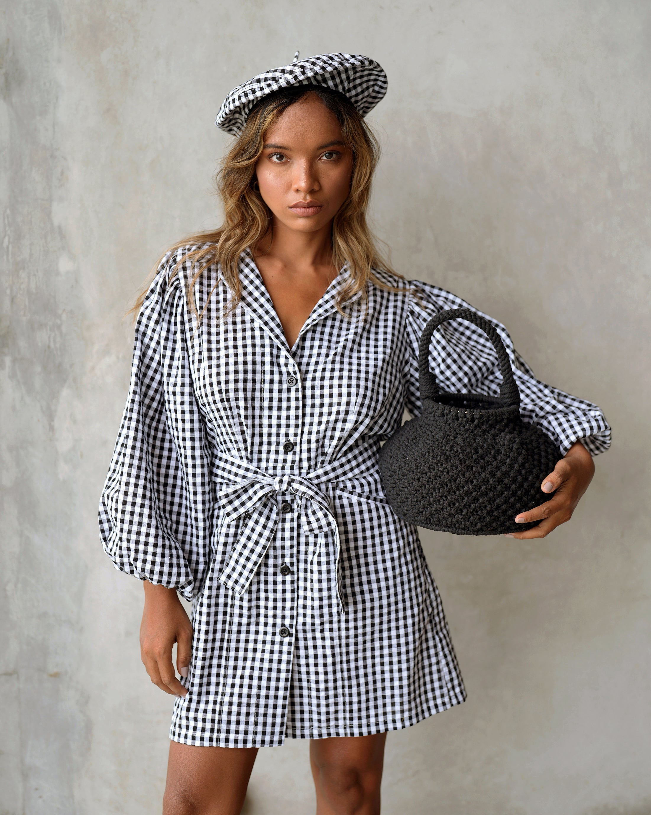 The Meghan Mini Gingham Dress