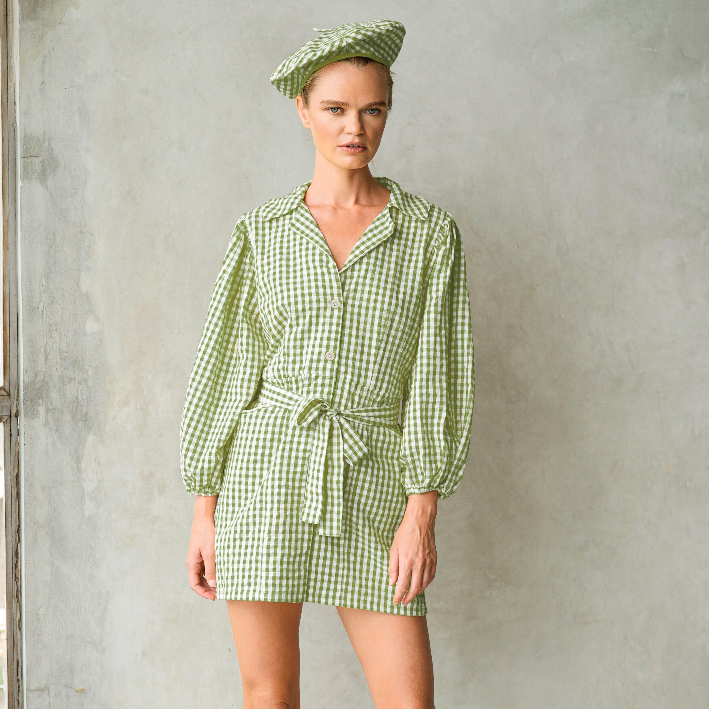 The Meghan Mini Gingham Dress
