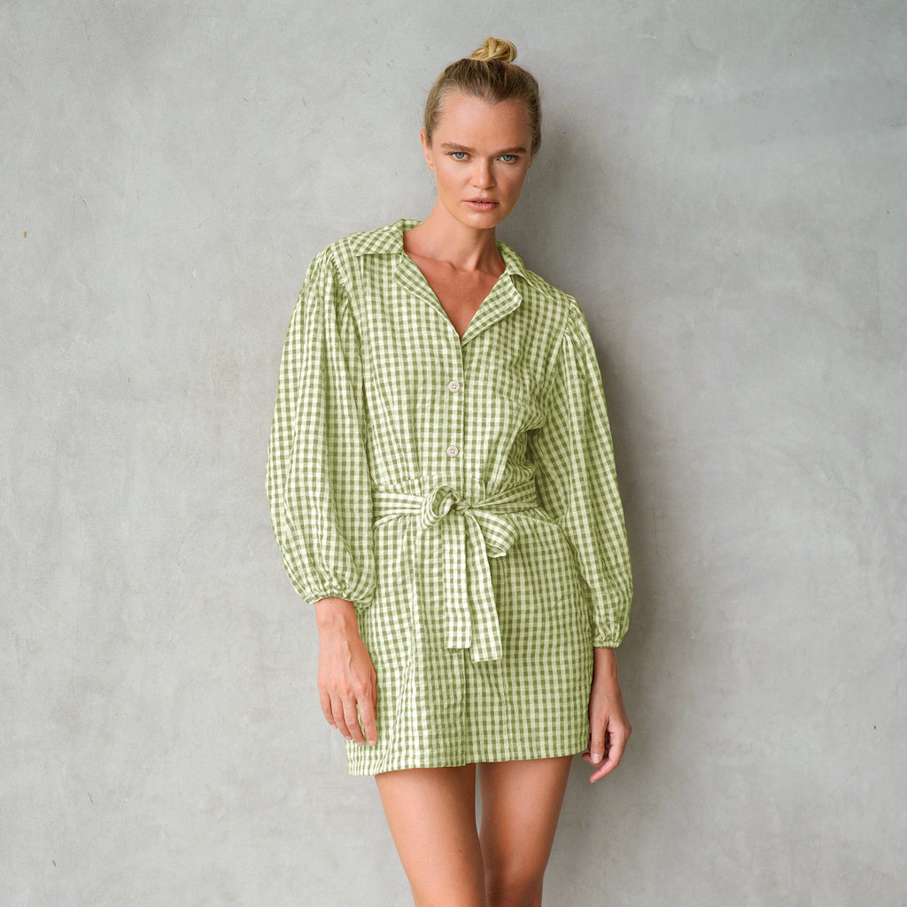 The Meghan Mini Gingham Dress