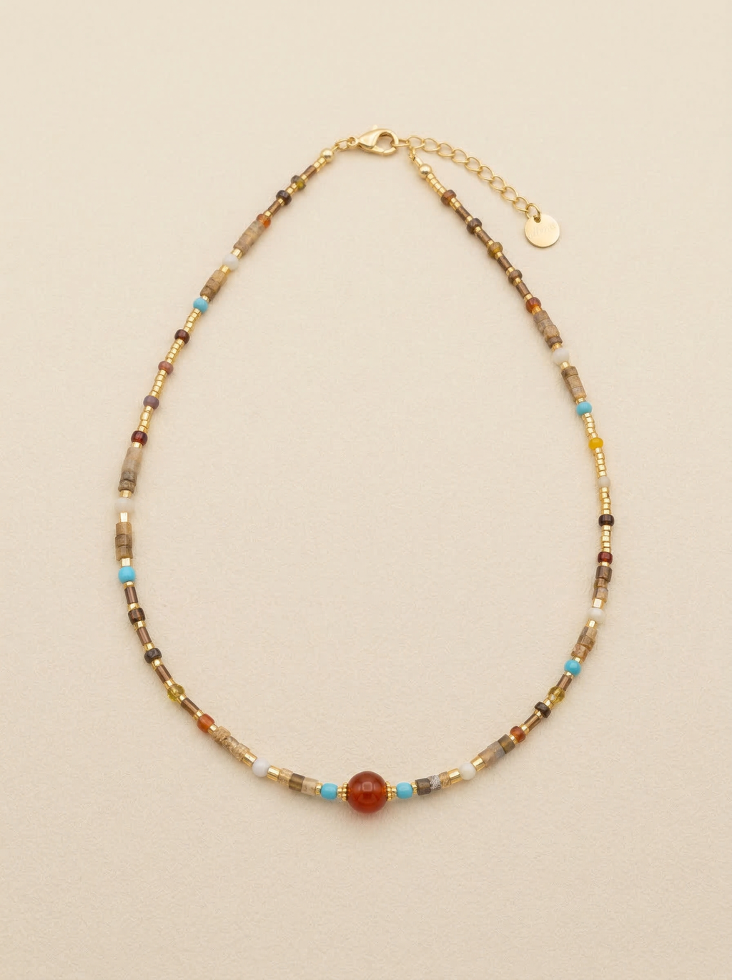 The Natural Beaded Choker