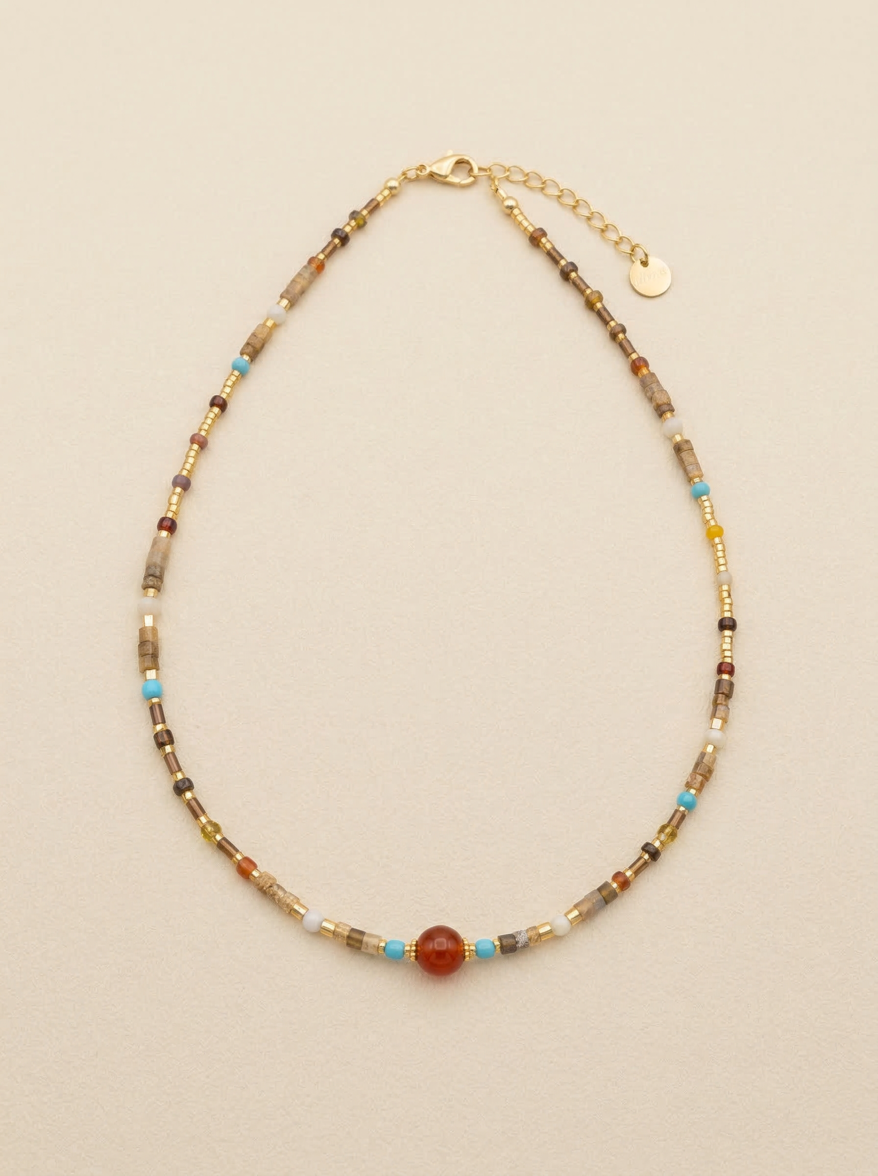 The Natural Beaded Choker
