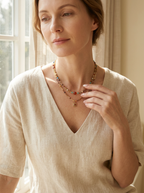 The Natural Beaded Choker