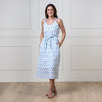 Effortless Button-Front Sundress – Sustainable Cotton
