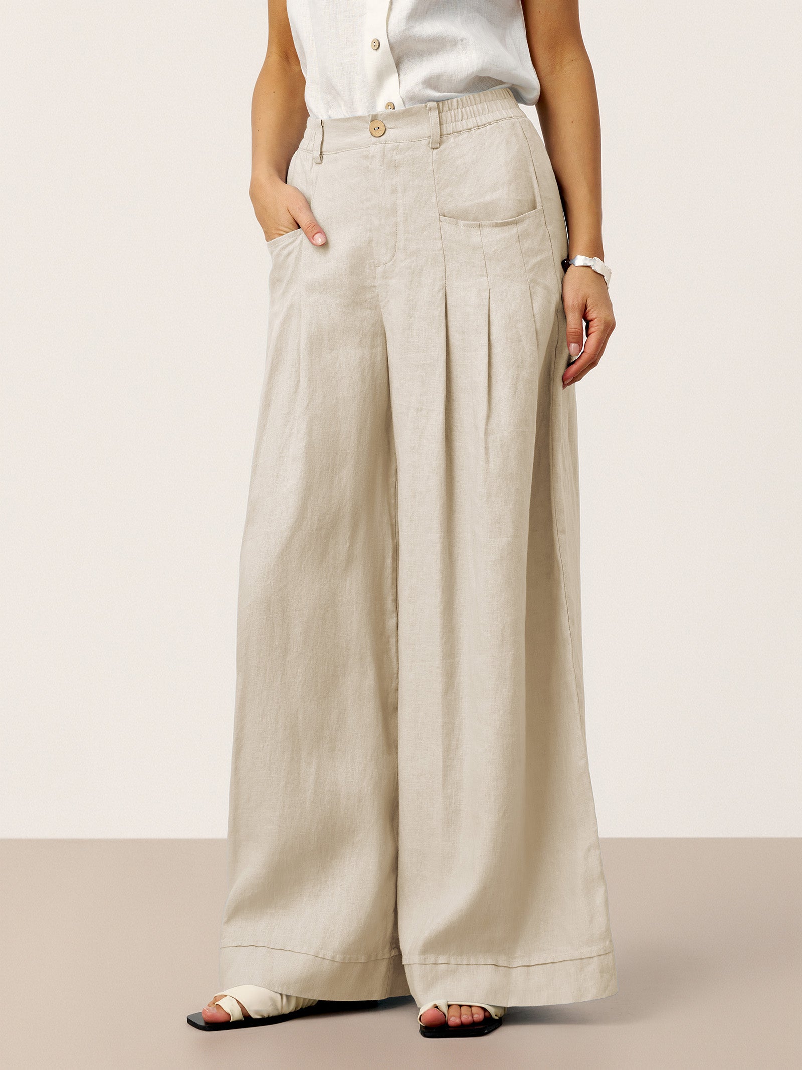 Tailored Linen Trousers
