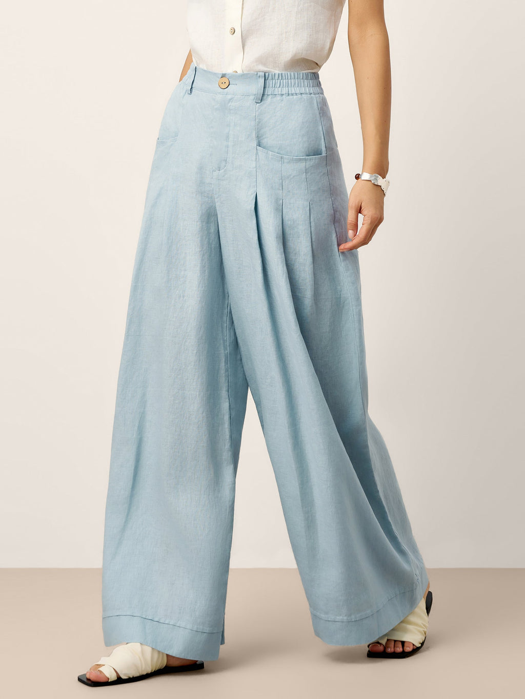 Tailored Linen Trousers