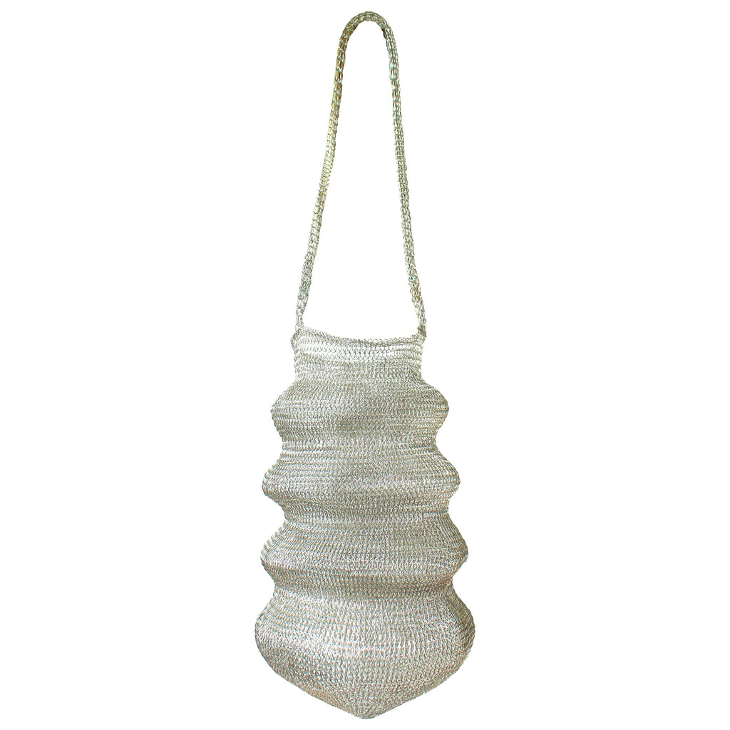 The Shell Woven Metal Bag