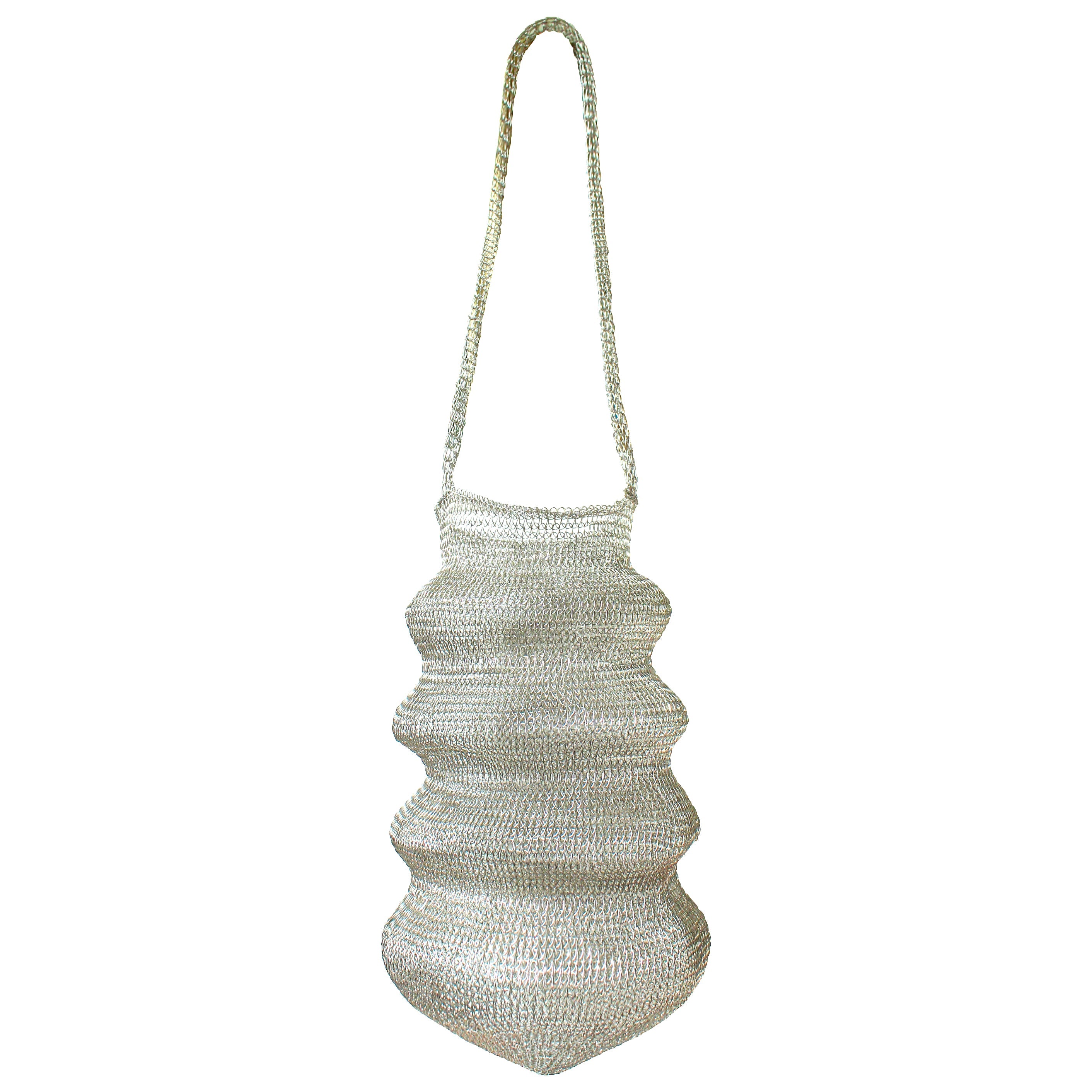 The Shell Woven Metal Bag