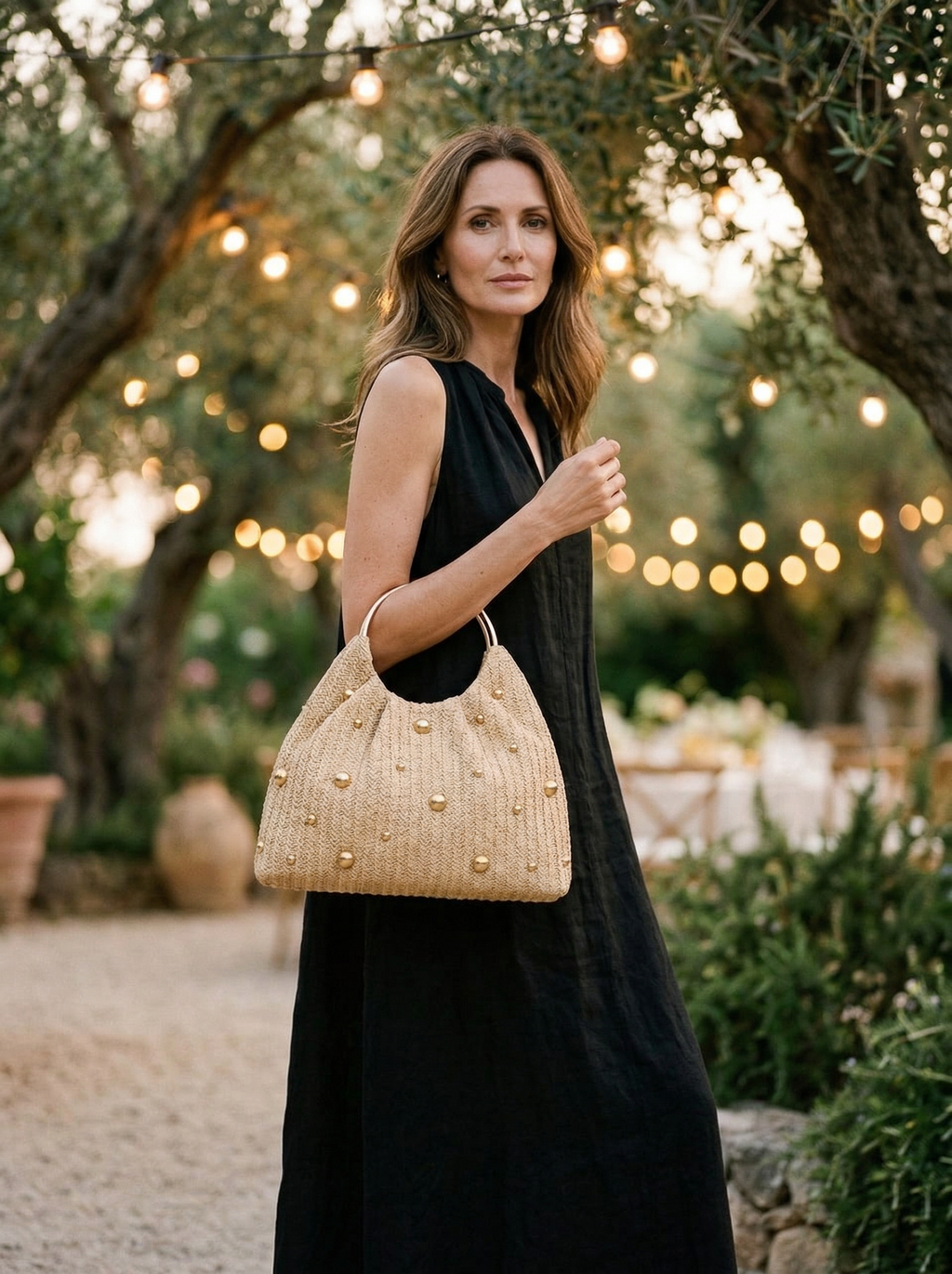 The Woven Handle Bucket Bag