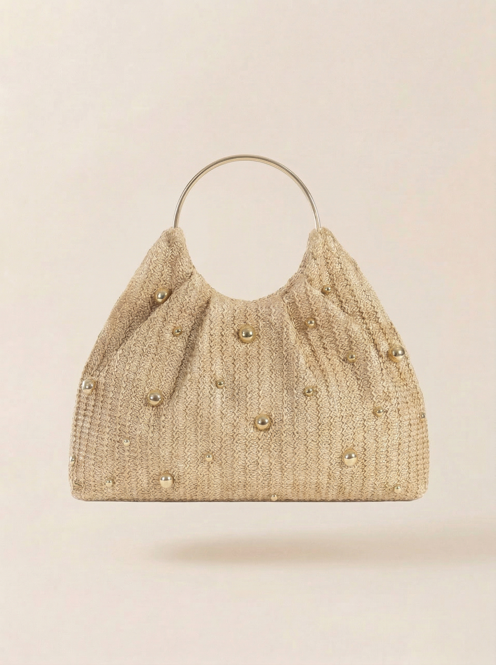 The Woven Handle Bucket Bag