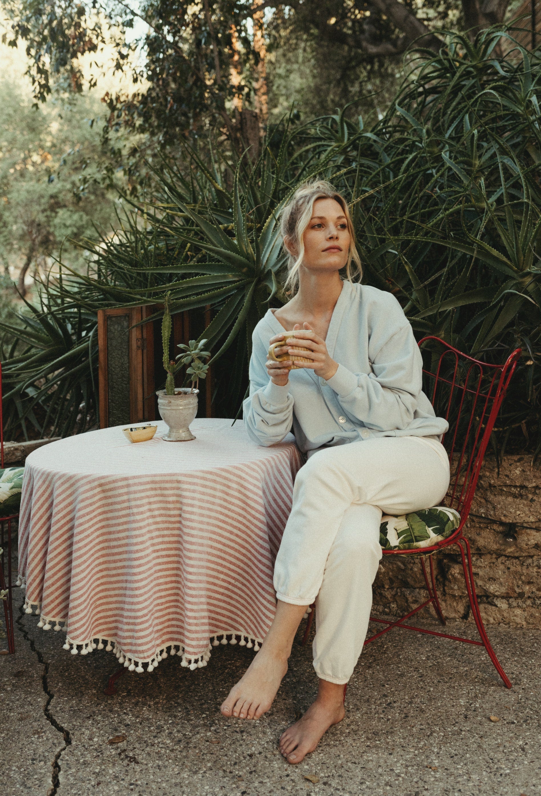 Organic Thermal Lounger Sweatpants