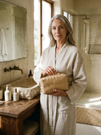 Woven Travel Cosmetic Pouch