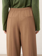 Caramel Tailored Drawstring Trousers
