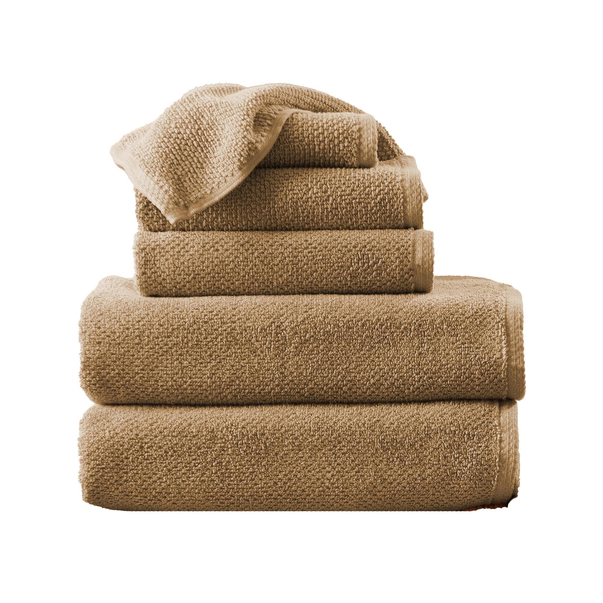 Textured Cotton Bath Towels