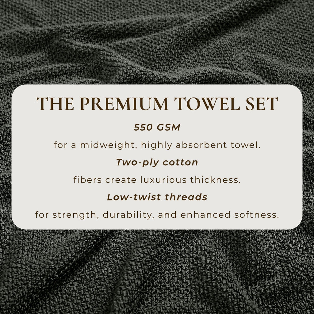 Textured Cotton Bath Towels