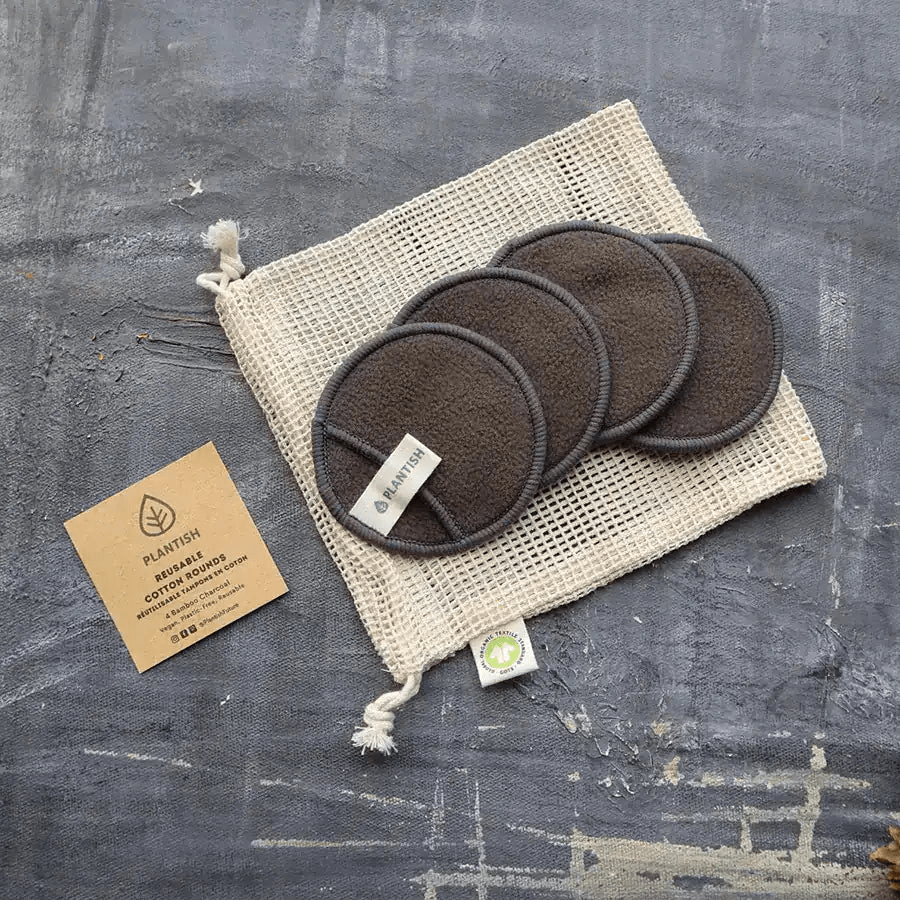 Bamboo Charcoal Cotton Rounds
