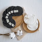 Bamboo Charcoal Cotton Rounds