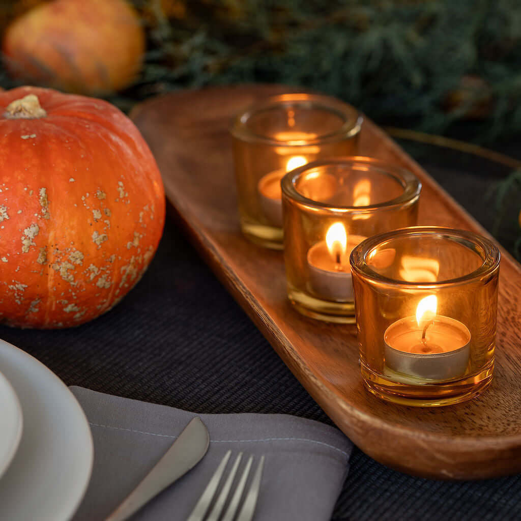 Pure Beeswax Tea Lights – Non-Toxic Clean Burning Candles