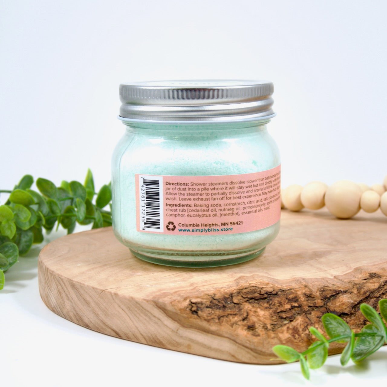 Shower Aromatherapy Powder – Invigorating Essential Oil Blend