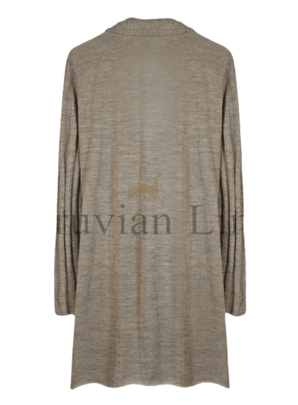 Brisa Alpaca Cardigan – Lightweight & Textured