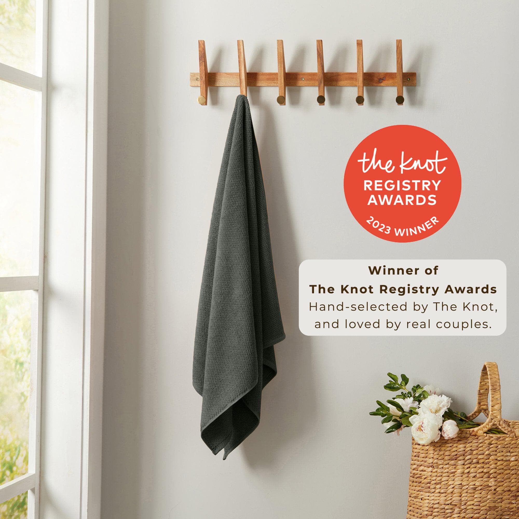 Textured Cotton Bath Towels