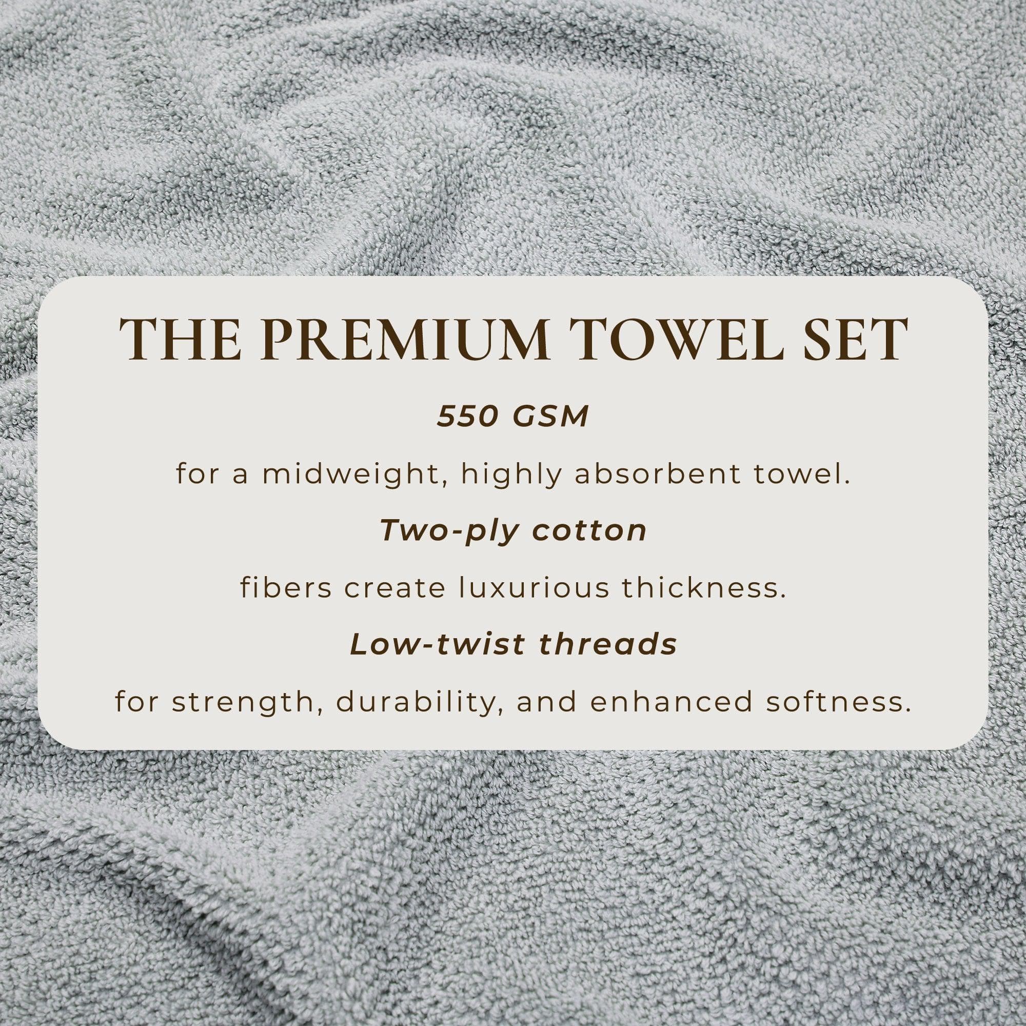 Textured Cotton Bath Towels