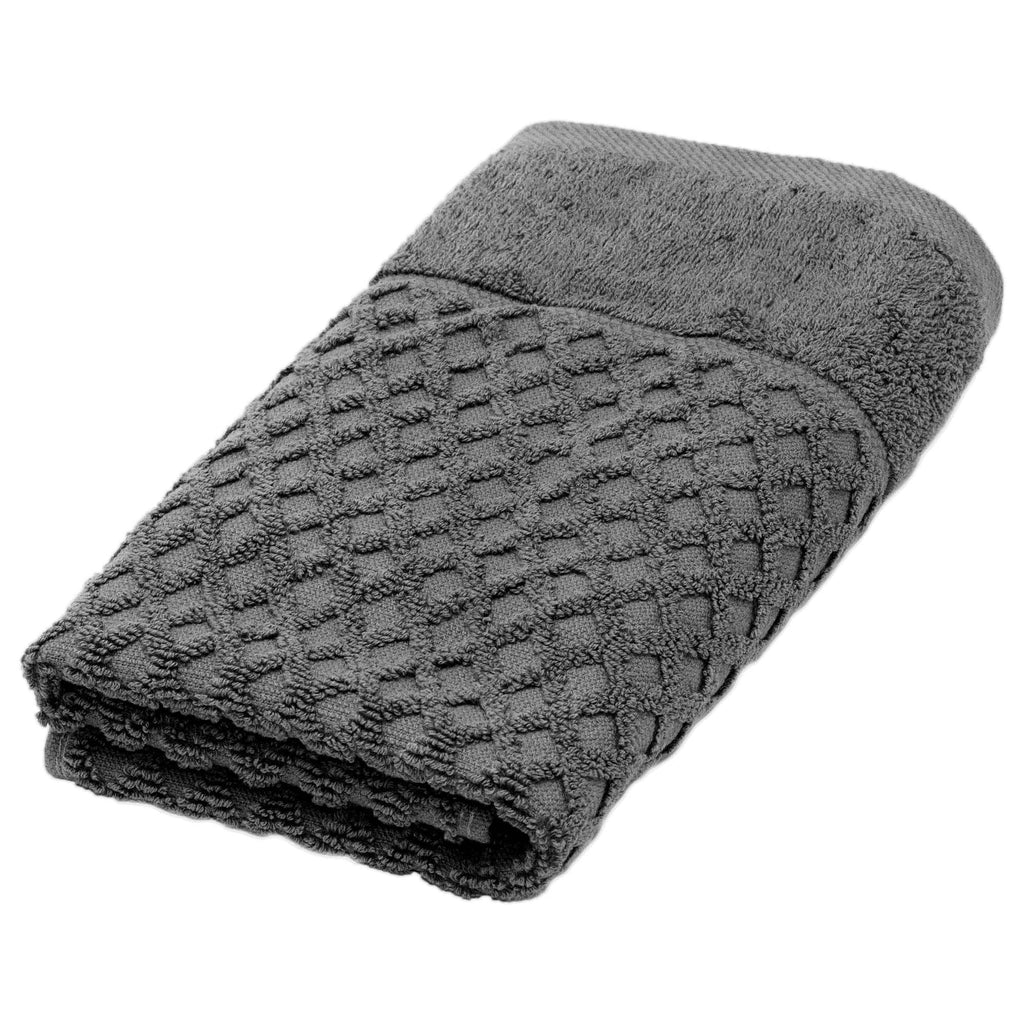 Diamond Waffle Cotton Bath Towels