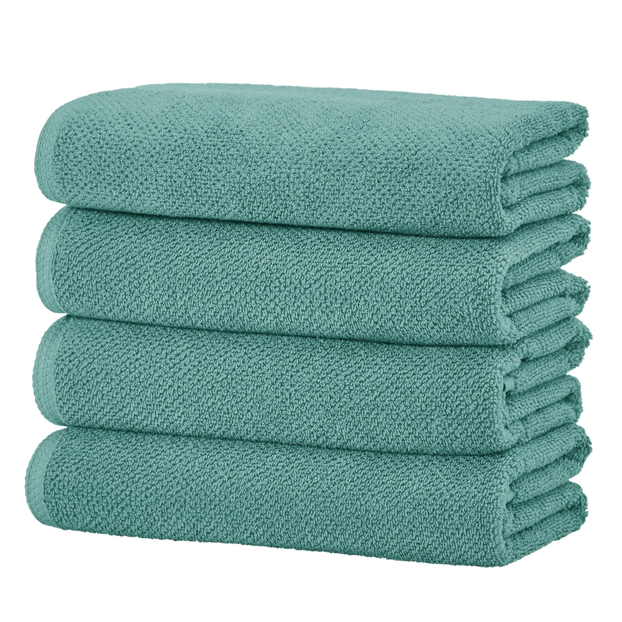 Textured Cotton Bath Towels
