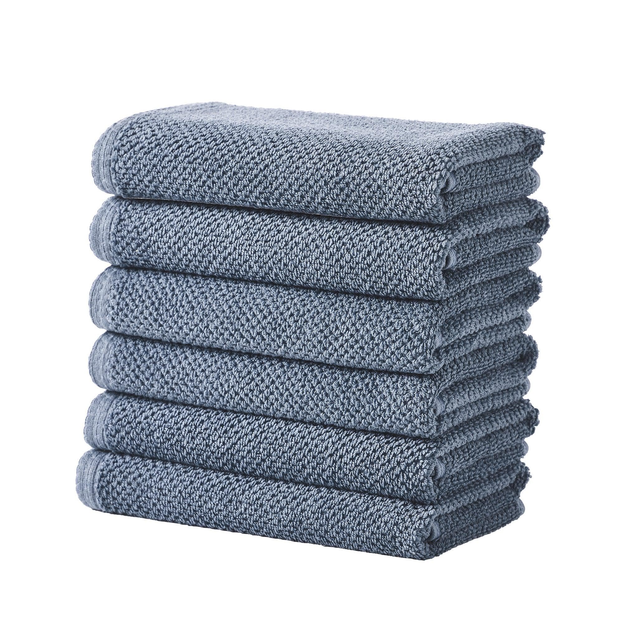 Textured Cotton Bath Towels