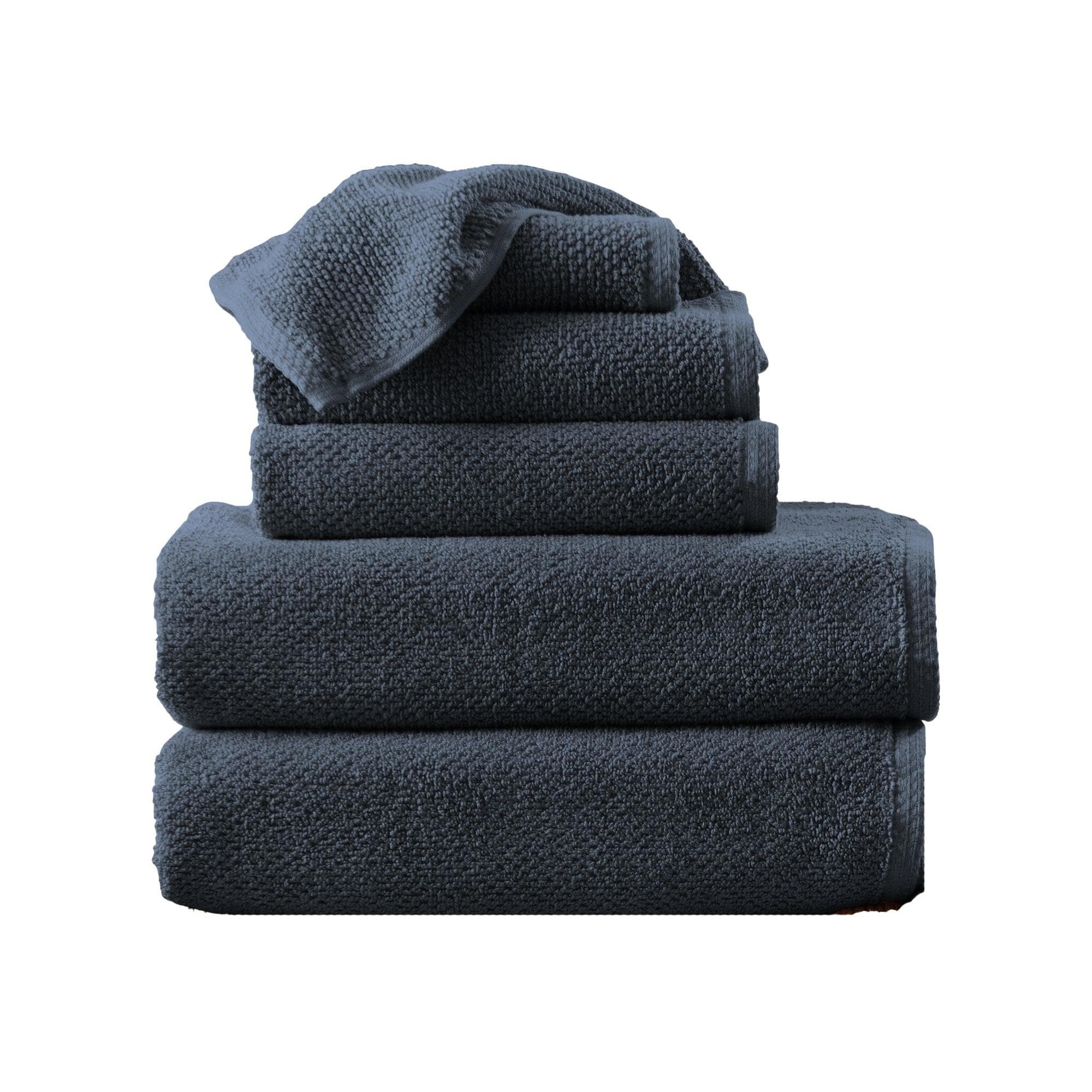 Textured Cotton Bath Towels