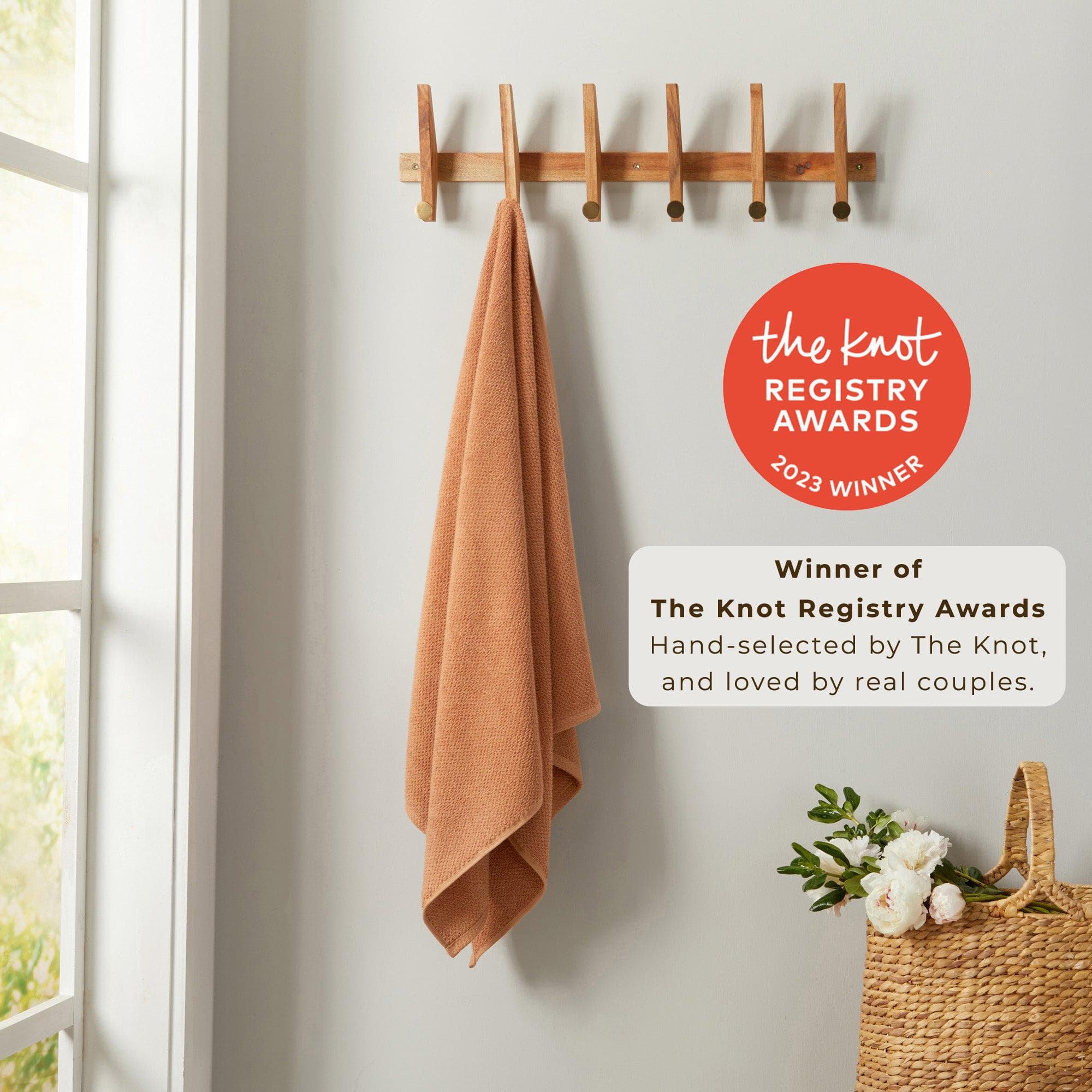 Textured Cotton Bath Towels