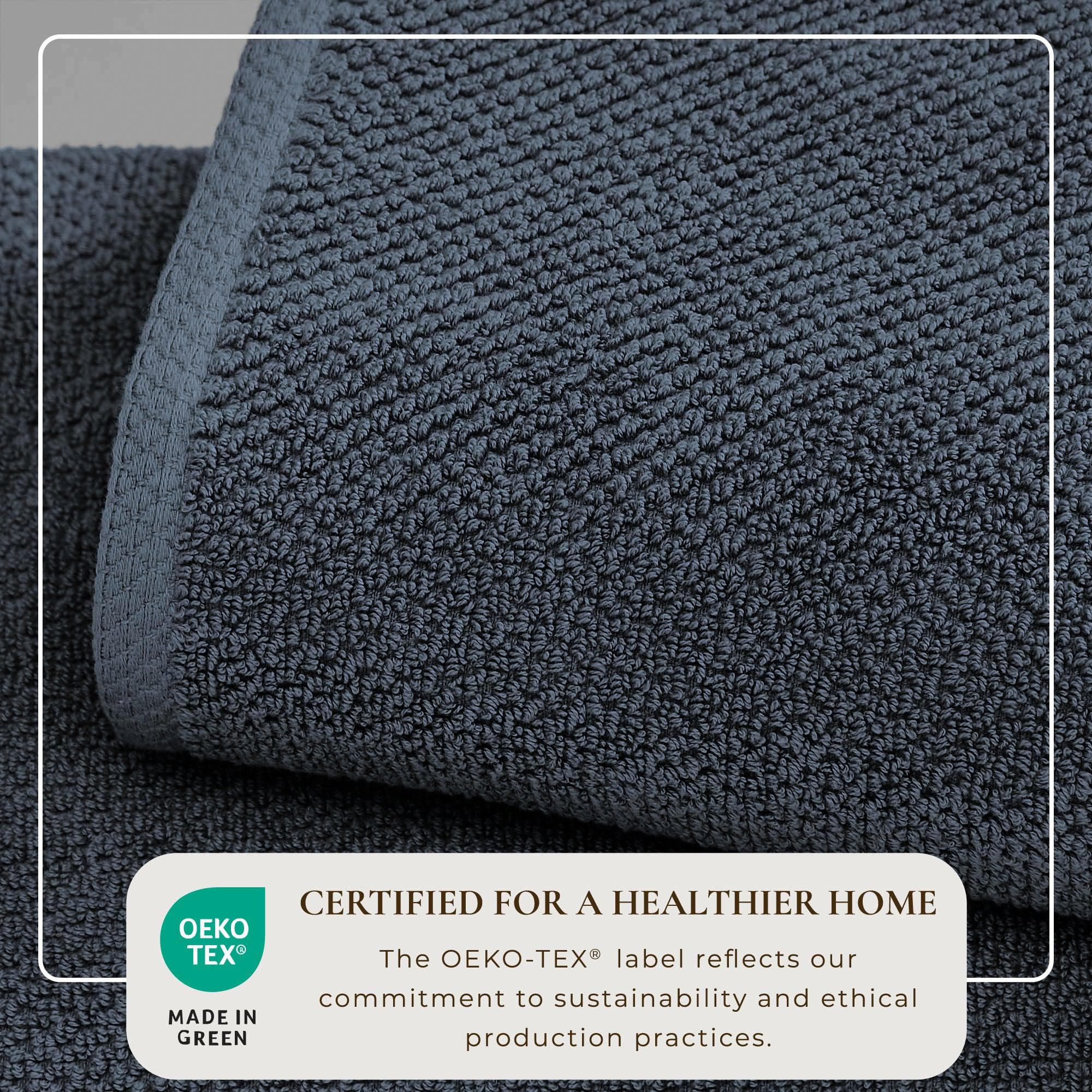 Textured Cotton Bath Towels