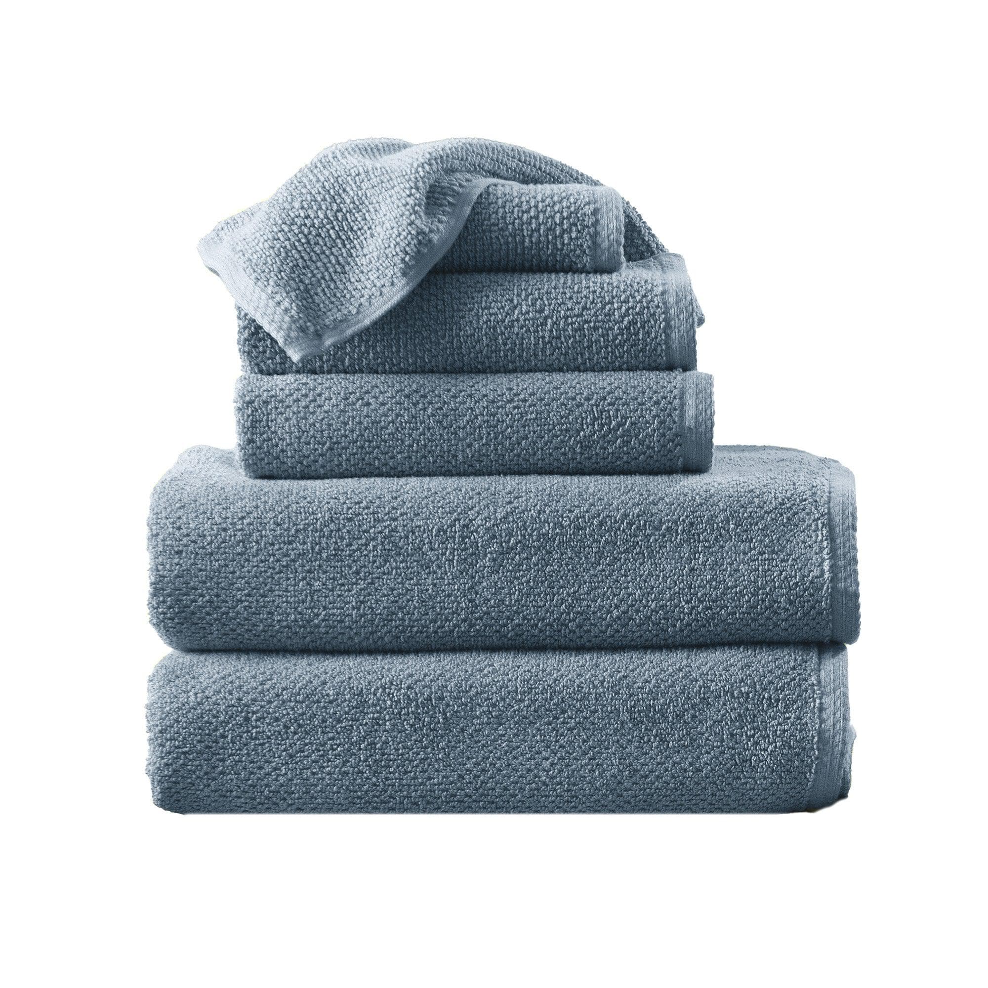 Textured Cotton Bath Towels