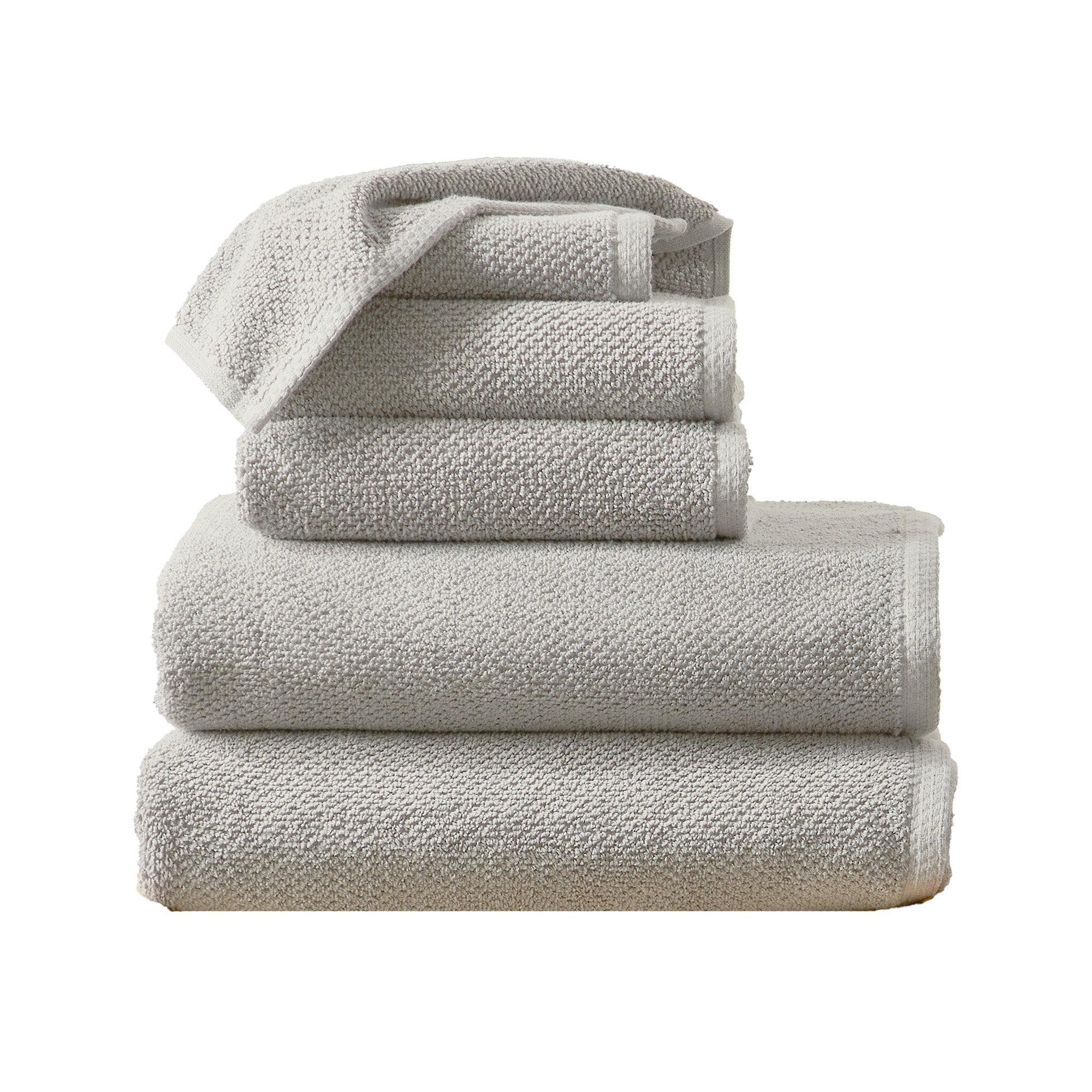 Textured Cotton Bath Towels