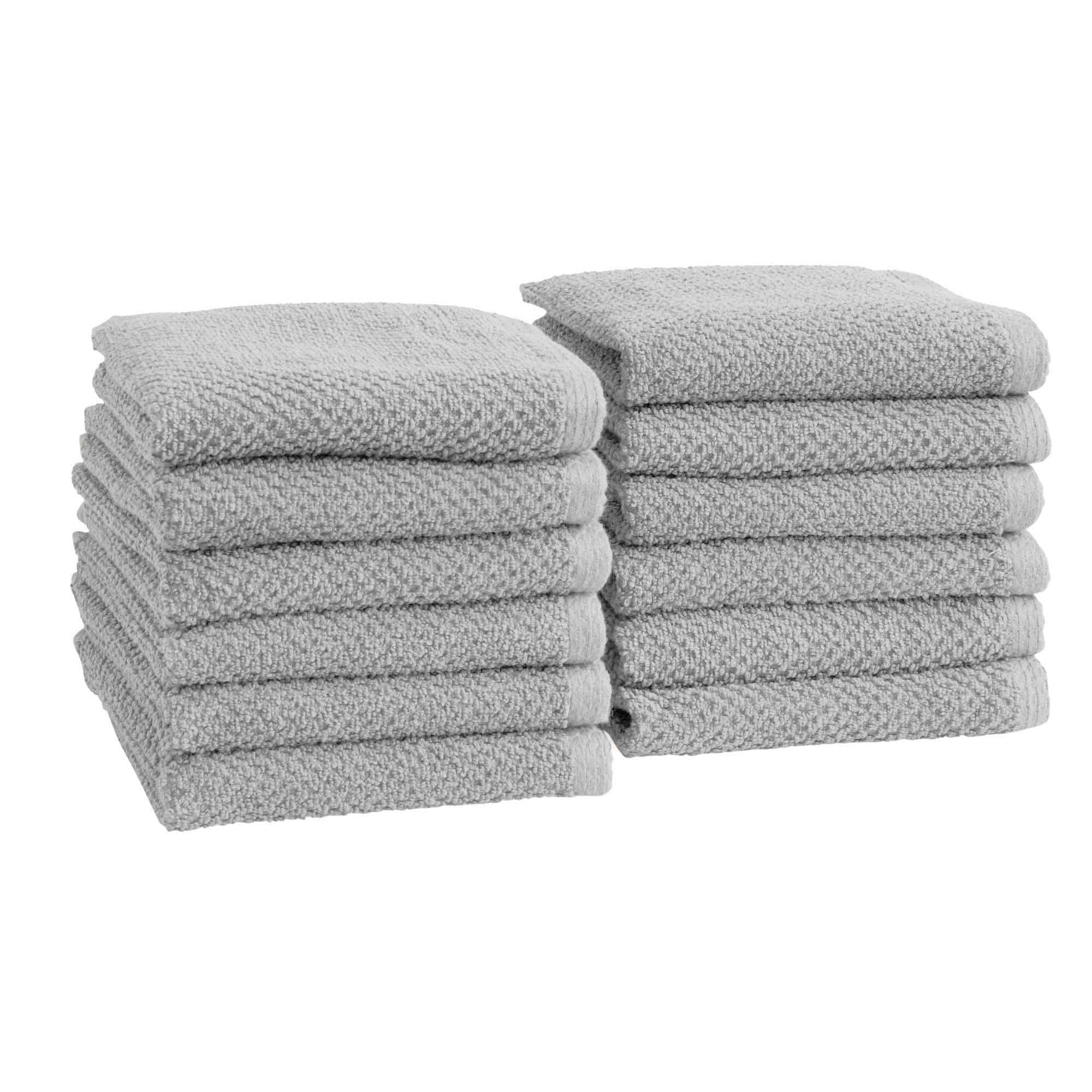 Textured Cotton Bath Towels