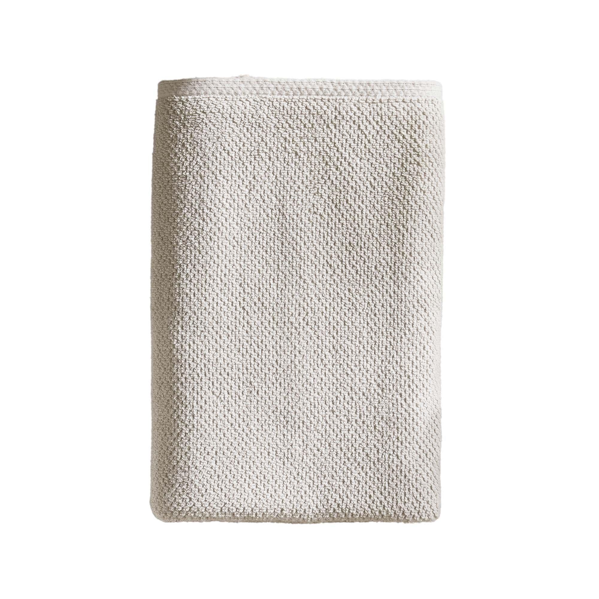 Textured Cotton Bath Towels