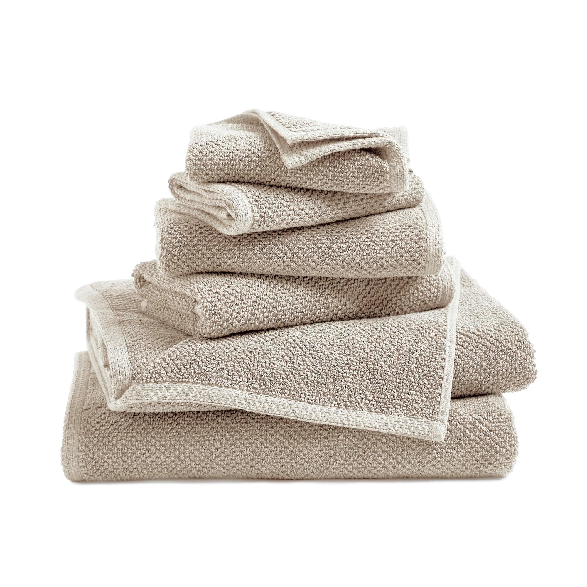 Textured Cotton Bath Towels