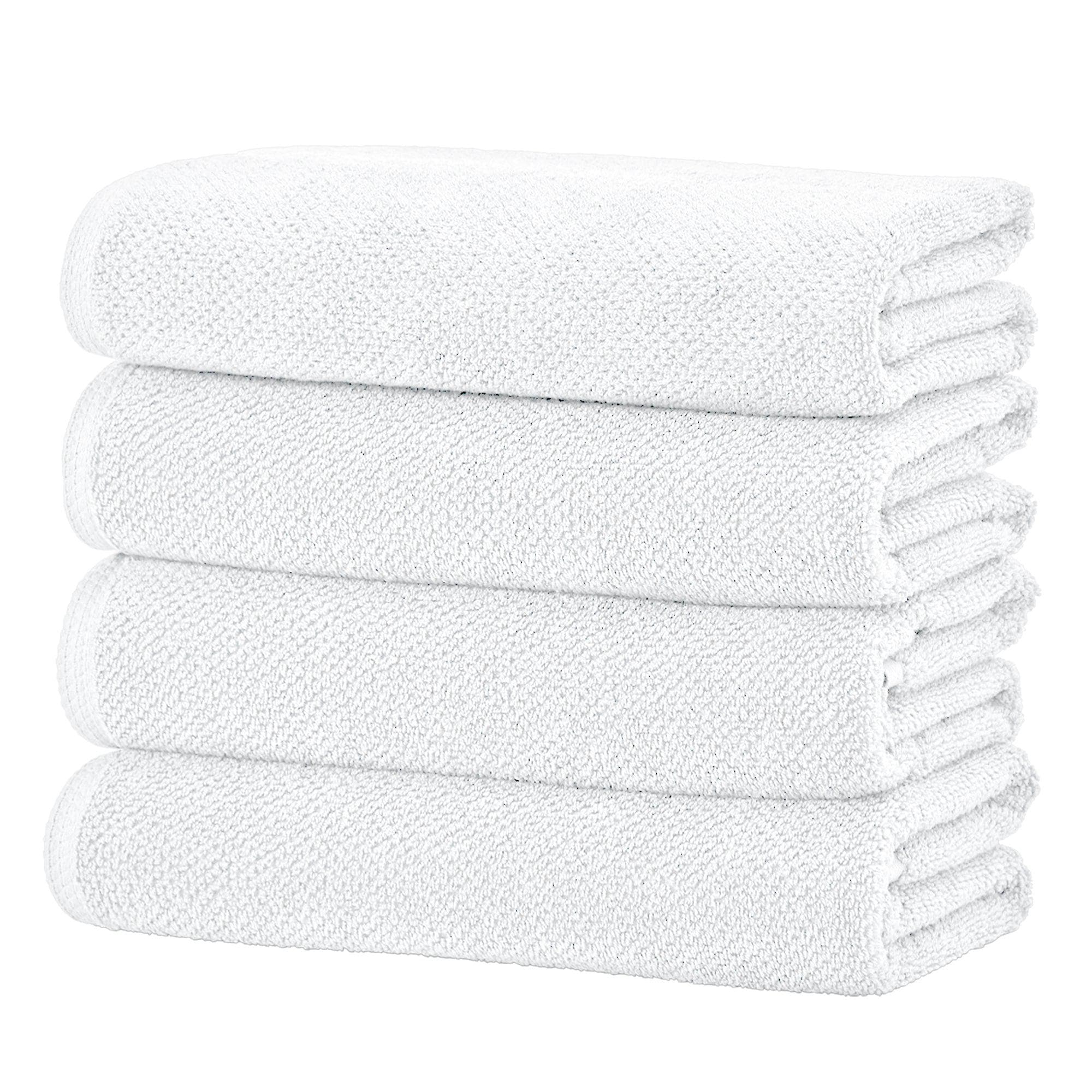 Textured Cotton Bath Towels
