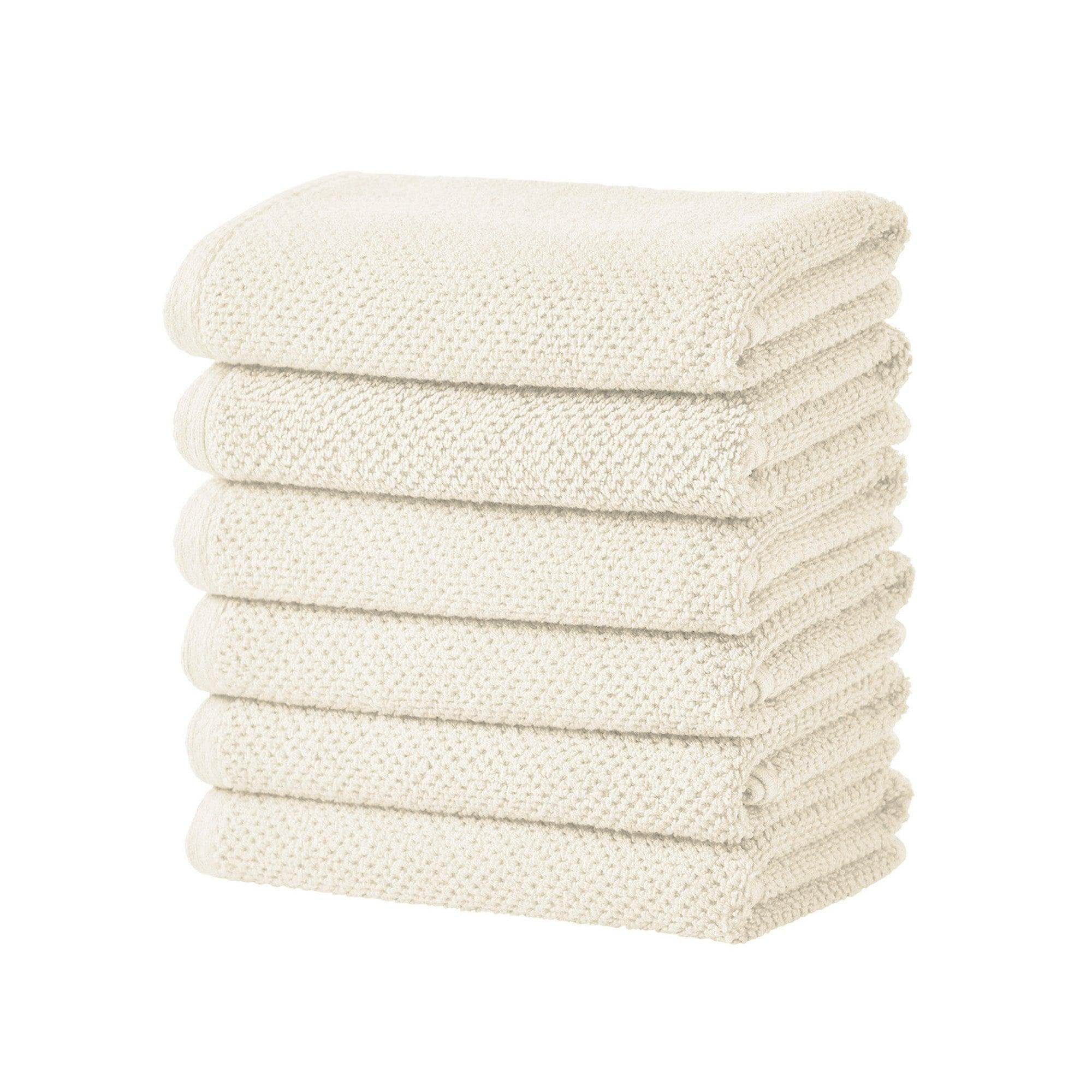 Textured Cotton Bath Towels