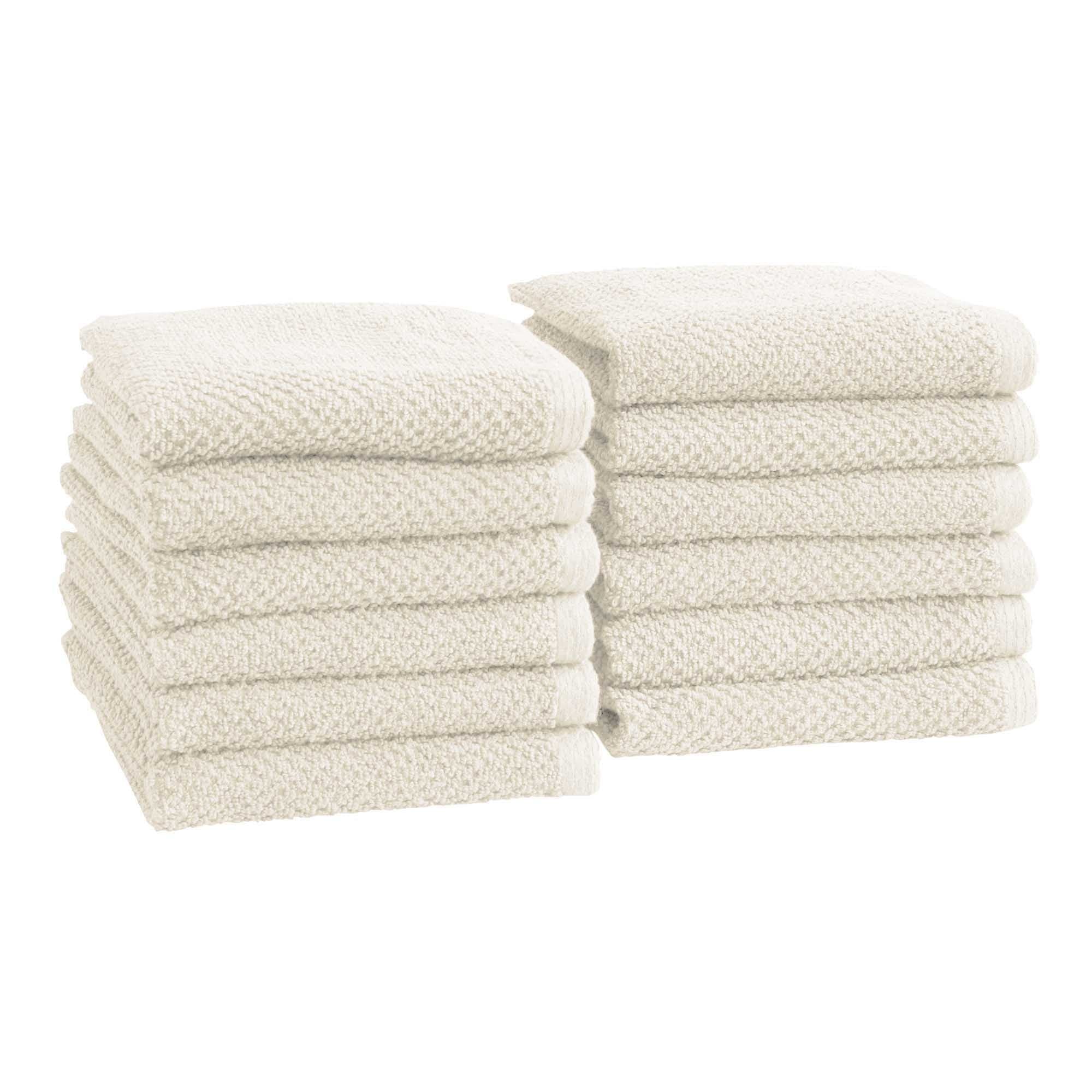 Textured Cotton Bath Towels