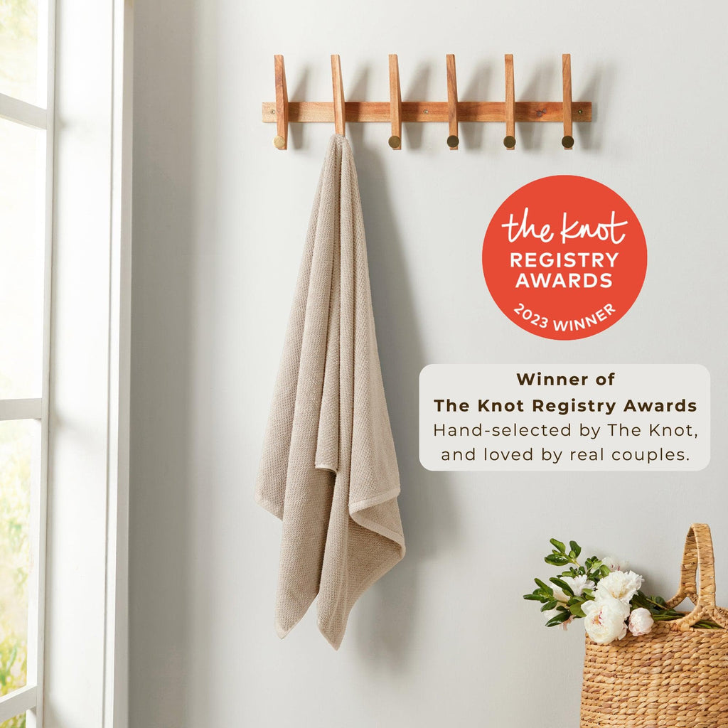 Textured Cotton Bath Towels