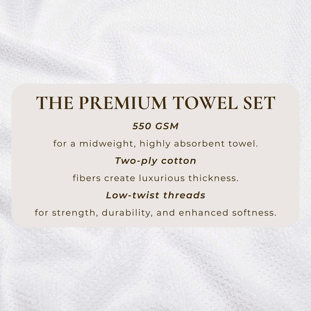 Textured Cotton Bath Towels