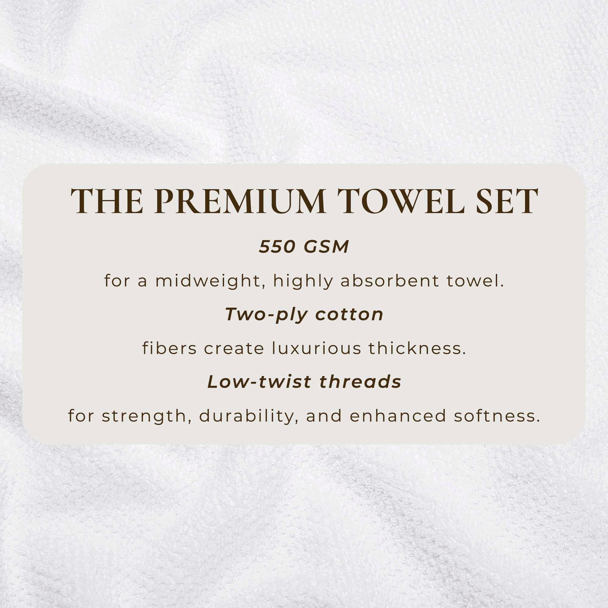 Textured Cotton Bath Towels