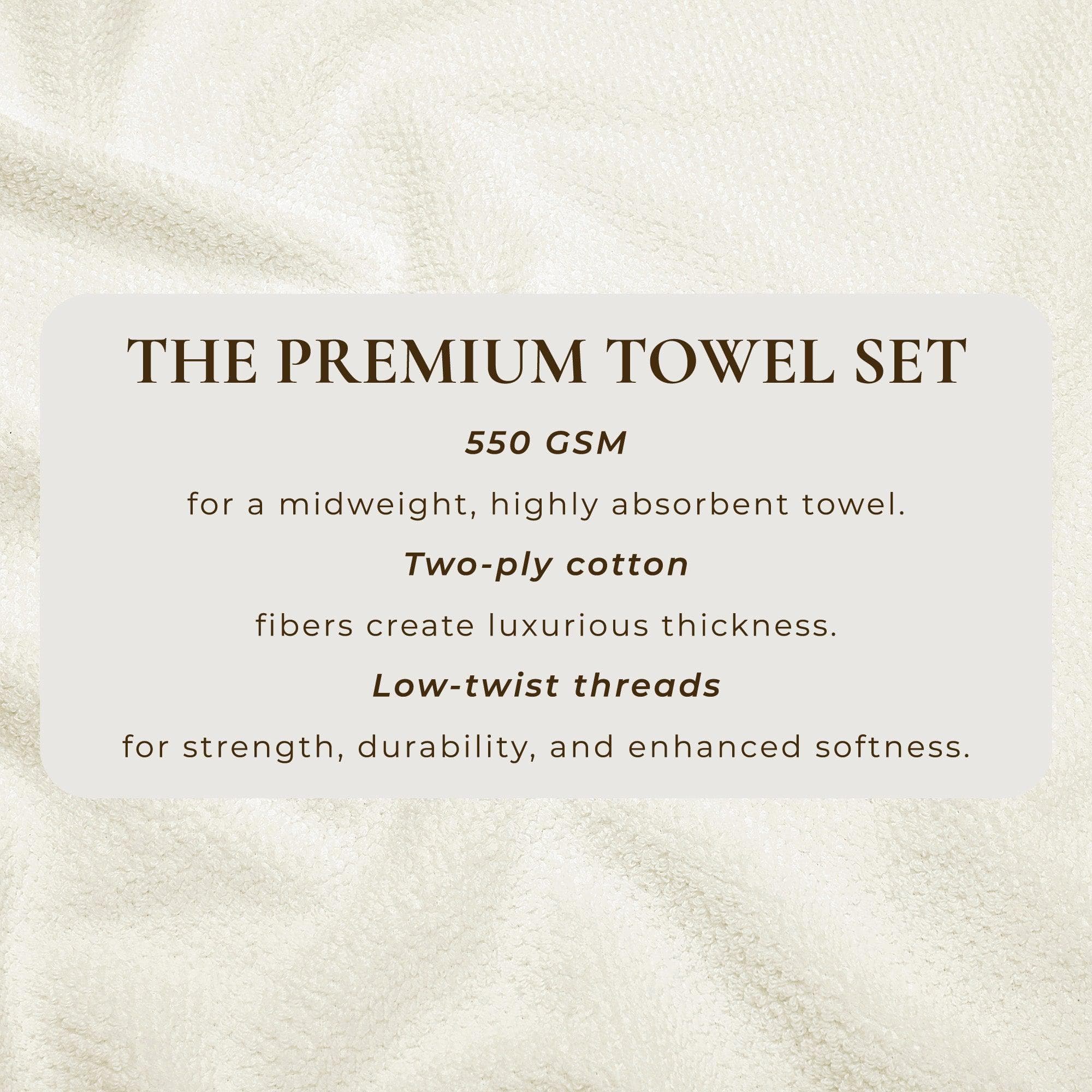 Textured Cotton Bath Towels