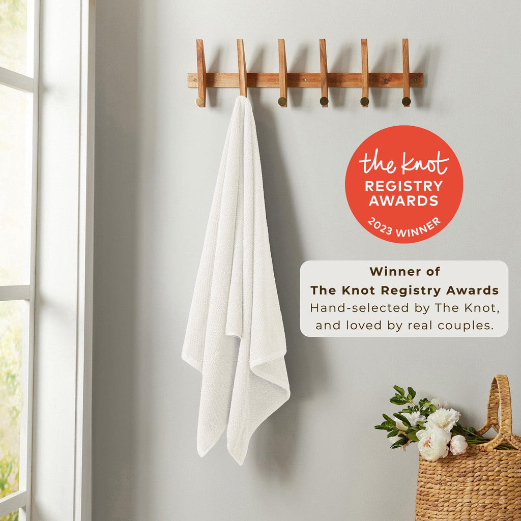 Textured Cotton Bath Towels